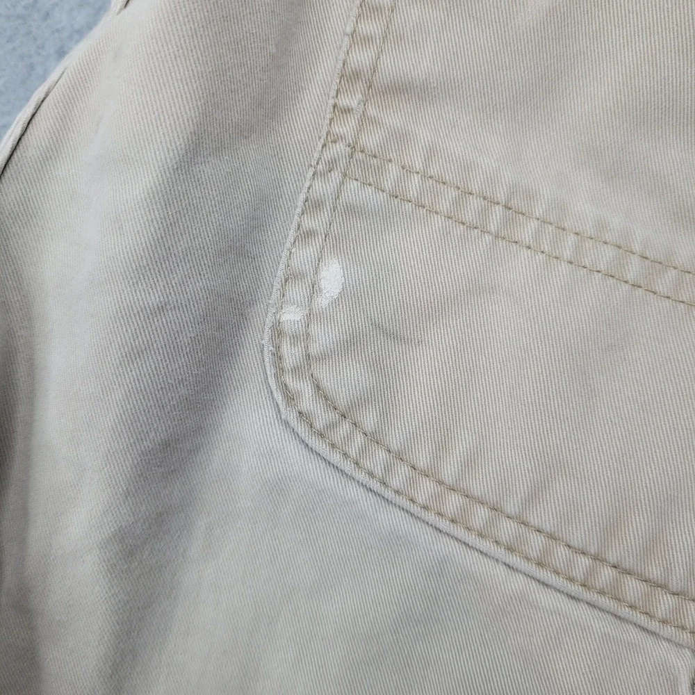 Carhartt Carpenter Pants Mens 34x32 Tan B324 FDK Relaxed Fit Workwear Cotton